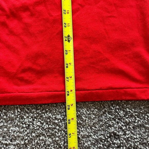 Vintage 80s 90s Philadelphia 76ers Sixers Logo 7 T Shirt Red USA Size XL - Picture 7 of 7